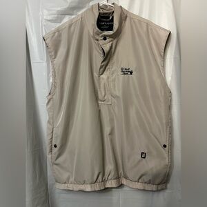 FootJoy DryJoys men's windbreaker golf vest size Large Shell Houston open